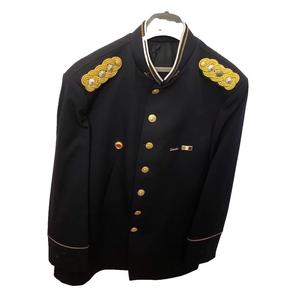 Chaqueta DE LA Infantería Argentina uniforme social o gala invierno abrigo azul oscuro más fino y bordado dorado Uniforme - Product Image 3