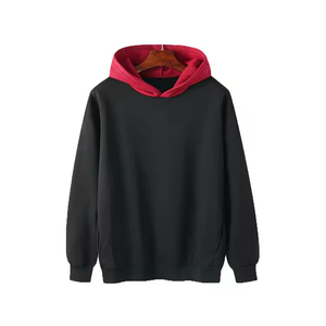 Ventes en gros de sweats à capuche surdimensionnés de haute qualité, en tissu uni numérique d'hiver, style streetwear, délavés, lourds, personnalisés, sans cordon - Product Image 1