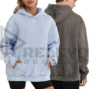 Sudadera Lisa de Algodón Terry para Hombre, Estilo Informal, Holgada y Extra Grande, de Alta Calidad, Precio Bajo - Product Image 3