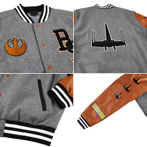 Veste universitaire à la mode avec logo personnalisé, impression, broderie, style collège, fabricant fournisseur direct usine ODM - Product Image 4