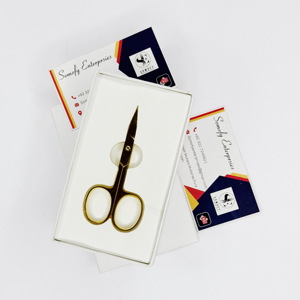 Haute Qualité Or Plasma Mini Manucure Ensemble De Luxe En Acier Inoxydable Ciseaux À Cuticules Sourcils Cils Cheveux Ongles Coupe Cosmétique - Product Image 1