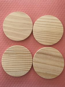 Sous-verres multi-bois robustes Morden Lot de 6 porte-boisson en bambou fonctionnel fait à la main Guide lié pour sous-verre promotionnel facile - Product Image 4