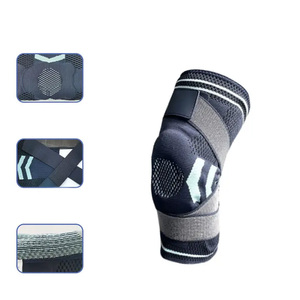 MESS SPORTS Basketball Compression Sports <b>Knee</b> Brace Adjustable <b>Straps</b> Breathable Neoprene Unisex Gym <b>Knee</b> Sleeves - Product Image 4
