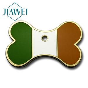 낮은 MOQ 좋은 판매 사용자 정의 로고 디자인 개 뼈 둥근 모양 ID 애완 동물 태그 - Product Image 3