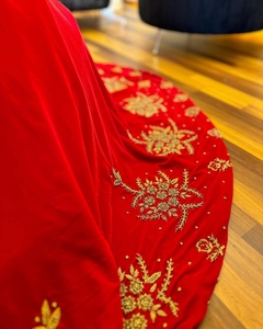 Robe de fête et de mariage afghan en velours afghan fait à la main traditionnel brodé pour femmes robe tribale taille personnalisée robes pour femmes à vendre 109 - Product Image 6