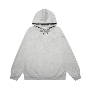 Diseño personalizado Sin bolsillo Sudadera con capucha puff estampado bordado Sudadera con capucha logotipo personalizado de gran tamaño streetwear sudaderas con capucha para hombres - Product Image 2
