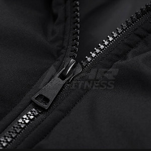 Chaqueta de burbujas con capucha ajustada de invierno de nuevo diseño para hombre con manga larga con cremallera completa cuello mandarín transpirable cómodo - Product Image 5