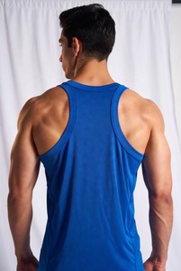 Camiseta sin mangas acanalada para hombre, elástica, duradera, cómoda, esencial para el día a día - Product Image 6