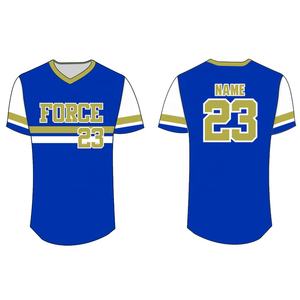 เสื้อกีฬาเบสบอลผ้าโพลีเอสเตอร์พิมพ์ซับลิเมชันสำหรับวัยรุ่นชุดเล่นซอฟต์บอลระบายอากาศได้ดี - Product Image 3