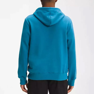 Sweat à capuche personnalisé oversize 100% coton lourd 350 GSM hommes pull Logo personnalisé 3d bouffée impression broderie sweats à capuche hommes - Product Image 4