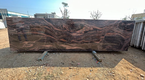 Hot Pick Himalayan Brown South Granite Slab Pulido Modern Big Slab para la aplicación mundial del piso Diseño gráfico sin costuras - Product Image 4