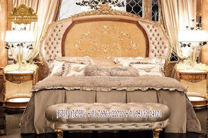 Premium Platinum Modern Teak <b>Wood</b> Bedroom Furniture Set with Luxurious Designer <b>Bed</b> - Product Image 2