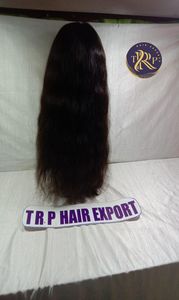 Pelucas de Cabello Humano Indio Negro 100% Natural, Cortas y Largas, Cabello Virgen Remy Sin Procesar, Doble Trama, Frente de Encaje para Mujer - Product Image 3