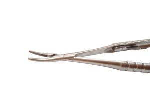 เครื่องมือผ่าตัดพลาสติกแบบแมนนวลทำจากสแตนเลสมีแรงสูงที่ยึดแบบโค้งสำหรับศัลยกรรมขนาดเล็ก - Product Image 6