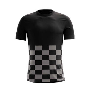 Vente en gros d'uniformes de football maillot de football chemise 2025 taille personnalisée vêtements de football en maille hommes maillots de football noirs par groupe ZOAR oem - Product Image 6