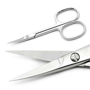 Sharp Cuticle <b>Scissors</b> Stainless Steel <b>Nail</b> <b>Scissors</b> With Leather Pouch <b>Scissors</b> - Product Image 5