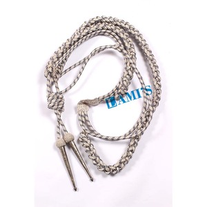 Aiguillettes de hombro hechos a medida, uniforme ceremonial de alta calidad, uniforme de alambre de lingotes, Aiguillettes con puntas de Metal - Product Image 5