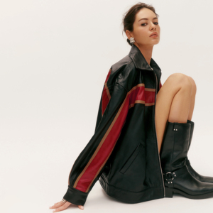 2024 nueva venta al por mayor 5XL chaqueta de piel de oveja de gran tamaño abrigo de alta calidad diseño personalizado bordado bolsillo decoración XL acolchado - Product Image 2