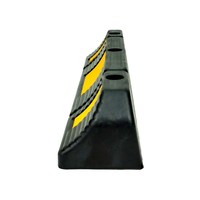 Ileritraffic ILT6060 60 x 12 x 10 cm Butée de stationnement en caoutchouc noir 4 kg pour la sécurité des véhicules