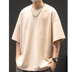 เสื้อยืดผ้าฝ้าย100% ขนาดใหญ่พิมพ์ลายตัวอักษรบนโรงงานอัตราการพิมพ์ผ้าไหมสกรีน - Product Image 1