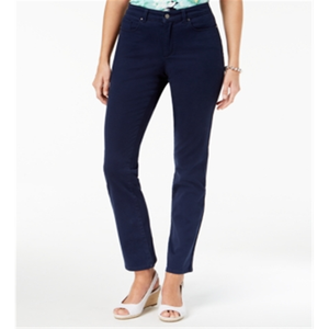 Jeans Lexington da Donna Charter Club, Stile High Street, Design Baggy Boyfriend, Taglia 8, Denim Blu Lavabile e Traspirante - Product Image 1