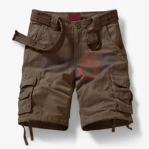 Pantalones cortos Cargo de malla de secado rápido 2025 para hombres, joggers de entrenamiento, ropa deportiva ligera, pantalones cortos cómodos para hombres, gimnasio - Product Image 1