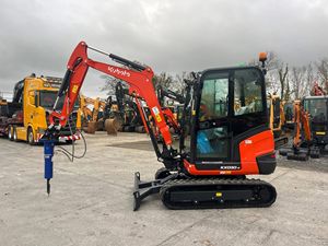 2024คูโบต้า U40-3ที่มีคุณภาพสูง4Ton มินิขุดใช้ชั่วโมงต่ำ yanmar มินิตีนตะขาบขุดคูโบต้าขุดคูโบต้า - Product Image 3