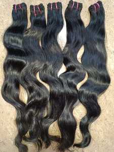 Tissage ondulé de couleur naturelle pour extensions de cheveux humains Indian Temple - Product Image 2