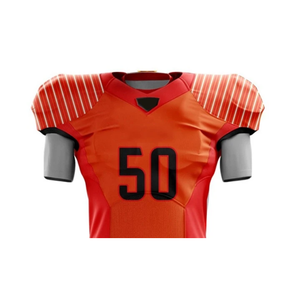 Uniforme de football américain personnalisé de haute qualité, ensemble de motifs numérotés imprimés respirants, design populaire pour les joueurs d'équipe - Product Image 4