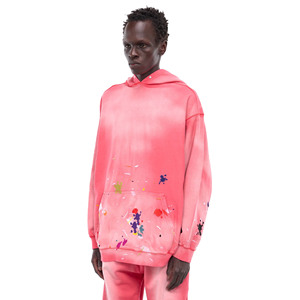 Sweats à capuche imprimés pour hommes personnalisés de haute qualité 360gsm coupe régulière poche tricotée Logo personnalisé avant décontracté couleur unie hiver ODM - Product Image 3