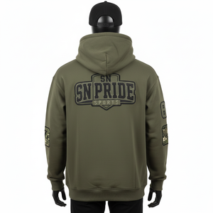 Sweat à capuche basique pour homme, avec patch en PVC personnalisé, broderie, écologique, séchage rapide, vintage, décontracté, streetwear d'hiver - Product Image 5