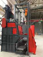Machine de sablage automatique à convoyeur pour pièces moulées, forgées et quincaillerie, système de décapage par lots à haut volume (Sa 2.5)
