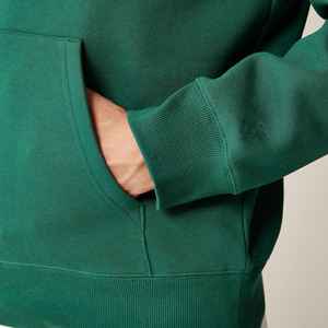 Sweat-shirt surdimensionné en coton 100% de qualité supérieure, à fermeture éclair sur le devant, brodé sur mesure, vente en gros, respirant, style hip-hop - Product Image 5