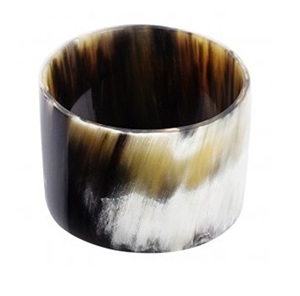 Cuerno de búfalo elegante mesa de comedor servilletero anillos para servilletero de madera personalizado vajilla producto antiguo para el hogar - Product Image 1