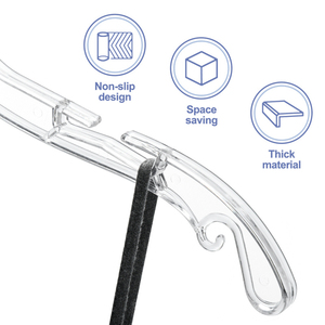 <span class=keywords><strong>17</strong></span> inch váy cưới móc áo không trượt quần áo trong suốt móc - Product Image 5