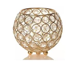 Bougeoir en cristal argenté Vente à chaud Bougeoir fait main décoratif de haute qualité à vendre - Product Image 2