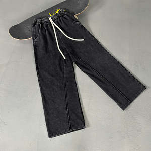 กางเกงผู้ชายทรงตรงผ้าเนื้อละเอียดระบายอากาศได้ดีพิมพ์ลายสกรีนโลโก้ตามสั่ง - Product Image 3