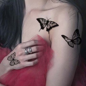 Nouvelles Offres de Tatouages Temporaires Barbardy : Autocollants Imperméables et Longue Durée pour Hommes et Femmes – Modèles Artistiques pour Bras CF01-CF50 - Product Image 4