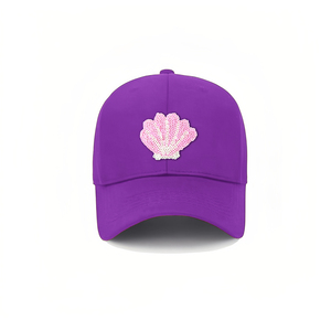 Appliques brodées thermocollantes en PVC plastique avec sequins et motifs coquillages pour vêtements et chapeaux - Product Image 2