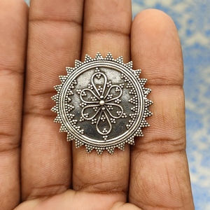 Anillo de Plata de Ley 925 hecho a mano, anillo de plata bohemio, artículo de regalo de la familia real Tribal, joyería, anillo ajustable oxidado, compra a granel - Product Image 5