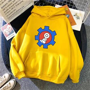 Sudadera de Cosplay de Anime Japonés Takerlama SK8 Infinity, Sudadera de Forro Polar Amarillo para Mujer, Lisa, Teñida, Ecológica y Resistente al Viento - Product Image 1