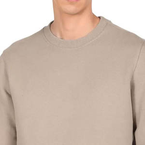 Sweat ras du cou uni logo uni femmes + hommes sweat ras du cou surdimensionné - Product Image 4