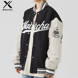 Women's 100% Polyester Varsity Jacket Waterproof Windproof <b>Quilted</b> Cotton Filling Custom Embroidery Printed Canvas Reversible - Product Image 4