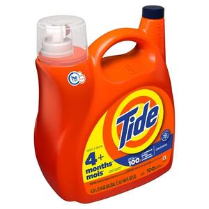 Detergente líquido para ropa Tide, Original, 100 cargas, 146 floz - Product Image 4