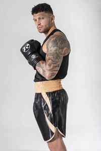 กางเกง MMA ขาสั้นสำหรับผู้ชายพิมพ์ลายแบบซับลิเมชัน - Product Image 1