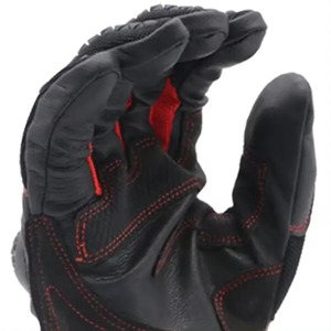 ถุงมือหนังป้องกันแรงกระแทกแบบเต็มนิ้วของผู้ชายถุงมือสำหรับมอเตอร์ไซด์ขี่จักรยาน - Product Image 1