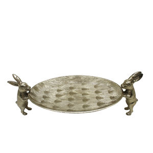 Set of 2 Big Wooden Oval Tray <b>Green</b> Meena Natural <b>Color</b> for <b>Food</b> Kitchenware Dinnerware Handmade Top Product - Product Image 2