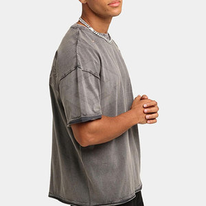 Camiseta Extra Grande de Alta Calidad para Hombre, Talla Personalizada, en Existencia, Hecha de Algodón y Poliéster, Cómoda, Transpirable, con Logotipo Personalizado - Product Image 2