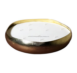 Best Sale Decorative Grainy Texture Gold Metal Urli - Product Image 5