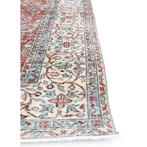 Alfombra de Lana Anudada a Mano de Gran Tamaño, Estilo Vintage, Pae-2617, Patrón Floral Rojo Naranja, para Sala de Estar, Pasillo, Rectangular, para Adolescentes - Product Image 4